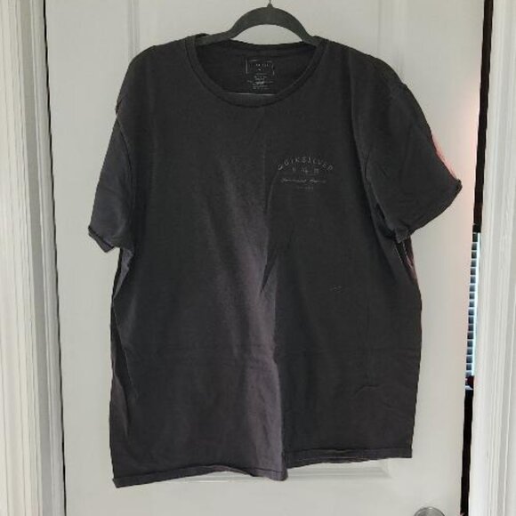 Mens Quiksilver Mens T-shirt Dark Grey XL - Picture 1 of 3
